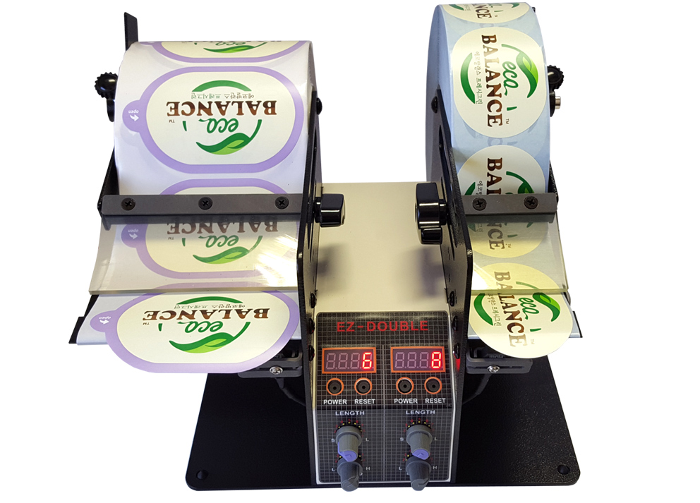 DOUBLE ROLL LABEL DISPENSER